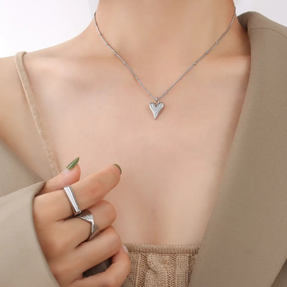 Collier Cœur Minimaliste Plaqué Or 18K | Boutique84