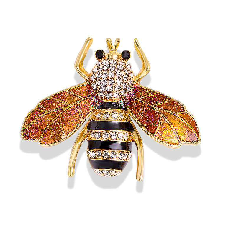 Insect pin anti slip buckle brooch