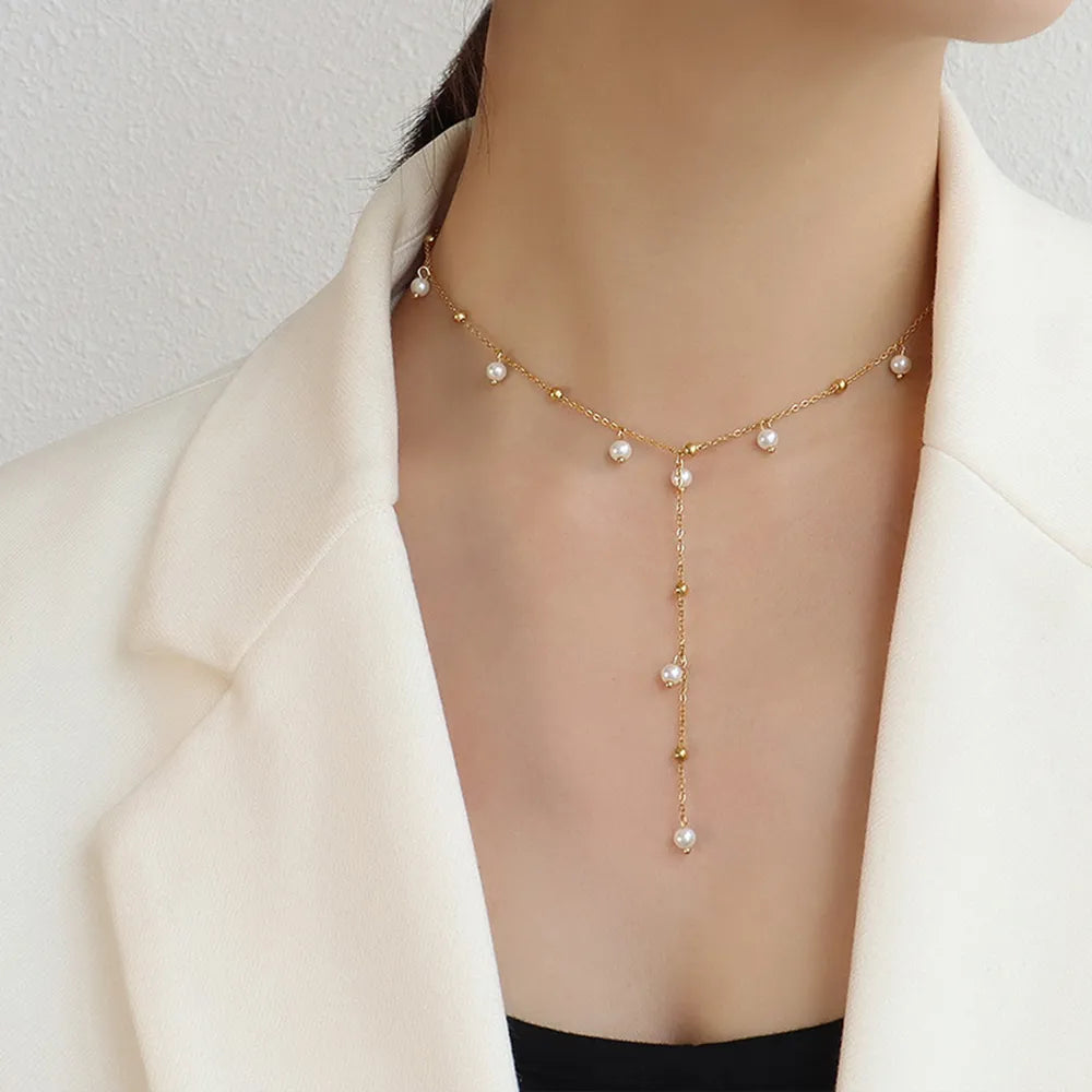 Collier Goutte de Perle Plaqué Or 18K | Boutique84