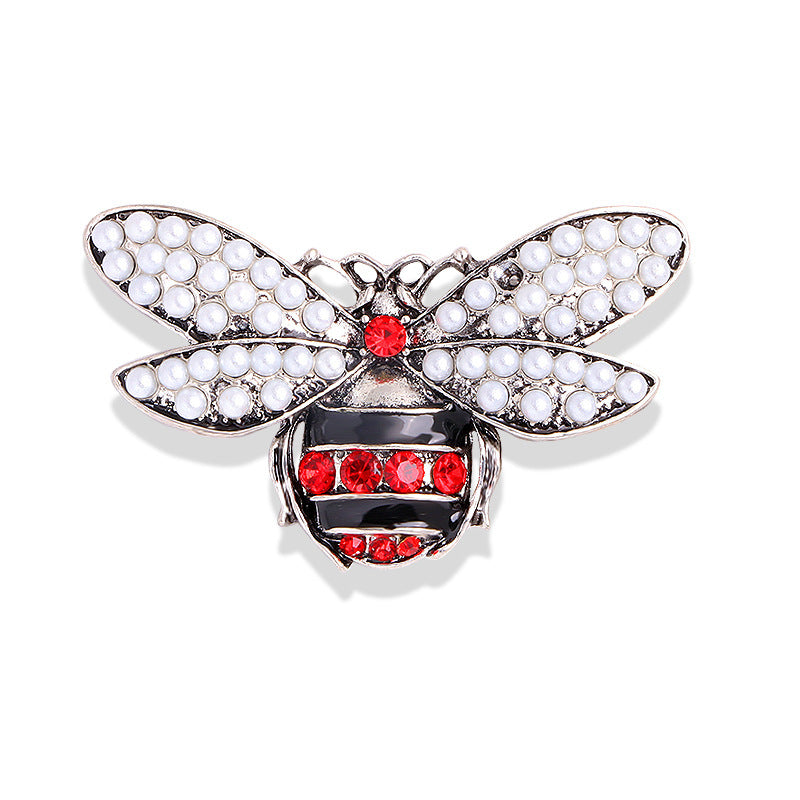 Insect pin anti slip buckle brooch