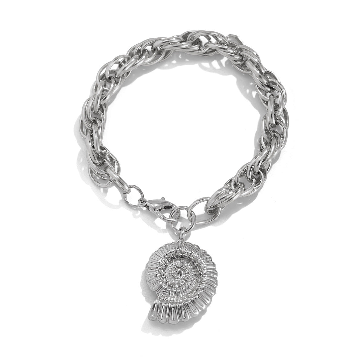 Ocean Wind Conch Tassel Bracelet Female Personalized Vacation Metal Shell Bracelet