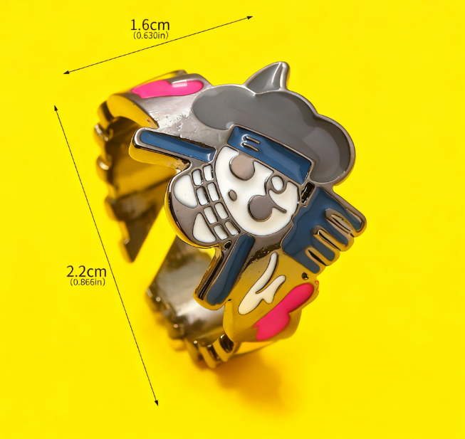 Anime peripheral skeleton jewelry ring