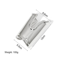 Punk Metal Smooth Wide Long Open Bracelet Exaggerated Gap Geometric Large Cuff Bangle Jewelry for Women Men
