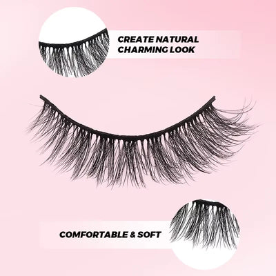 Faux-Cils Effet Cat Eye Volume Intense – Réutilisables & Lavables