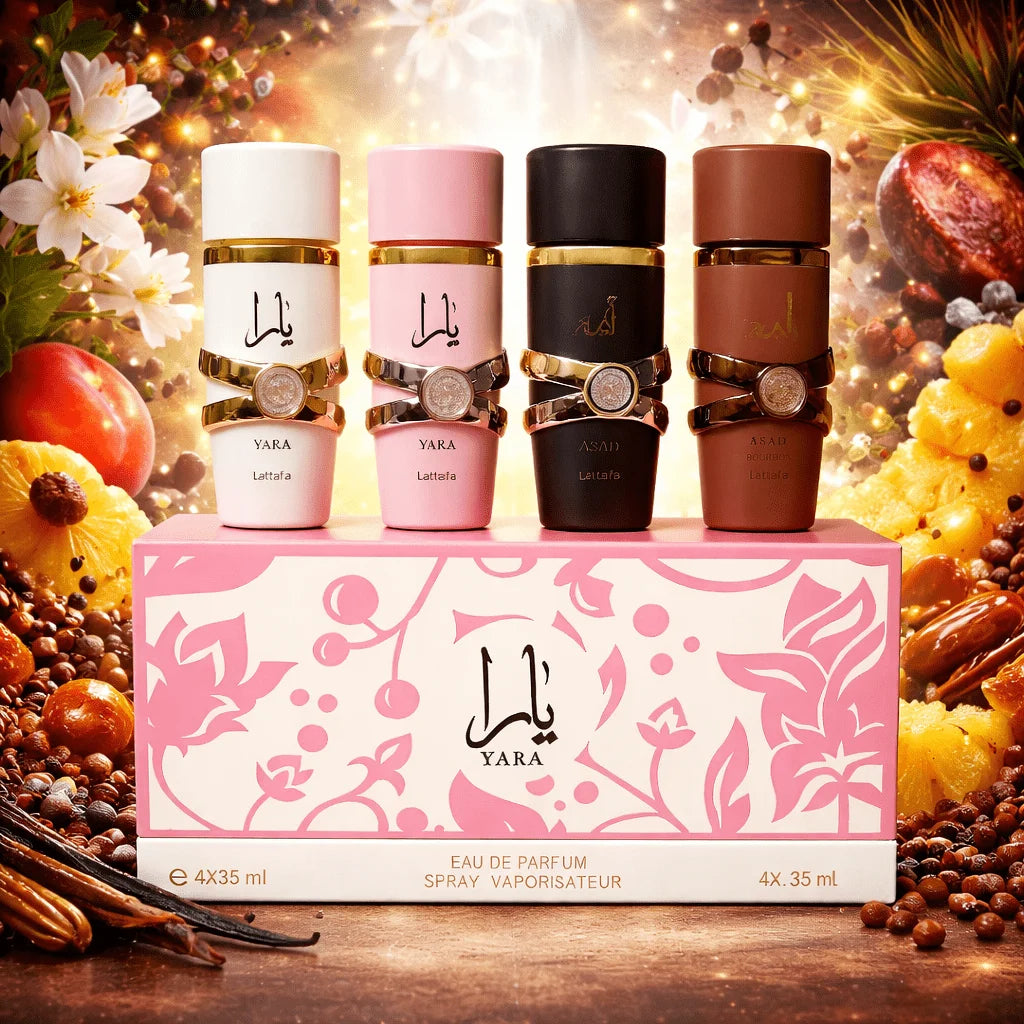 Perfume Set – Oriental Gourmet Collection | Eau de Parfum | 4 × 35 ml | Unisex