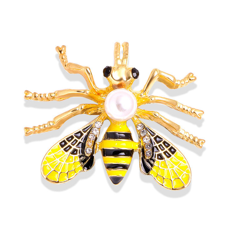 Insect pin anti slip buckle brooch