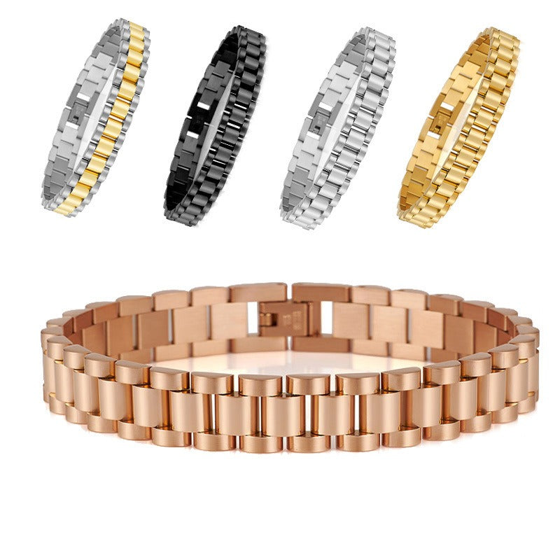 10mm watch strap stainless steel electroplated multi-color minimalist female bracelet and bracelet