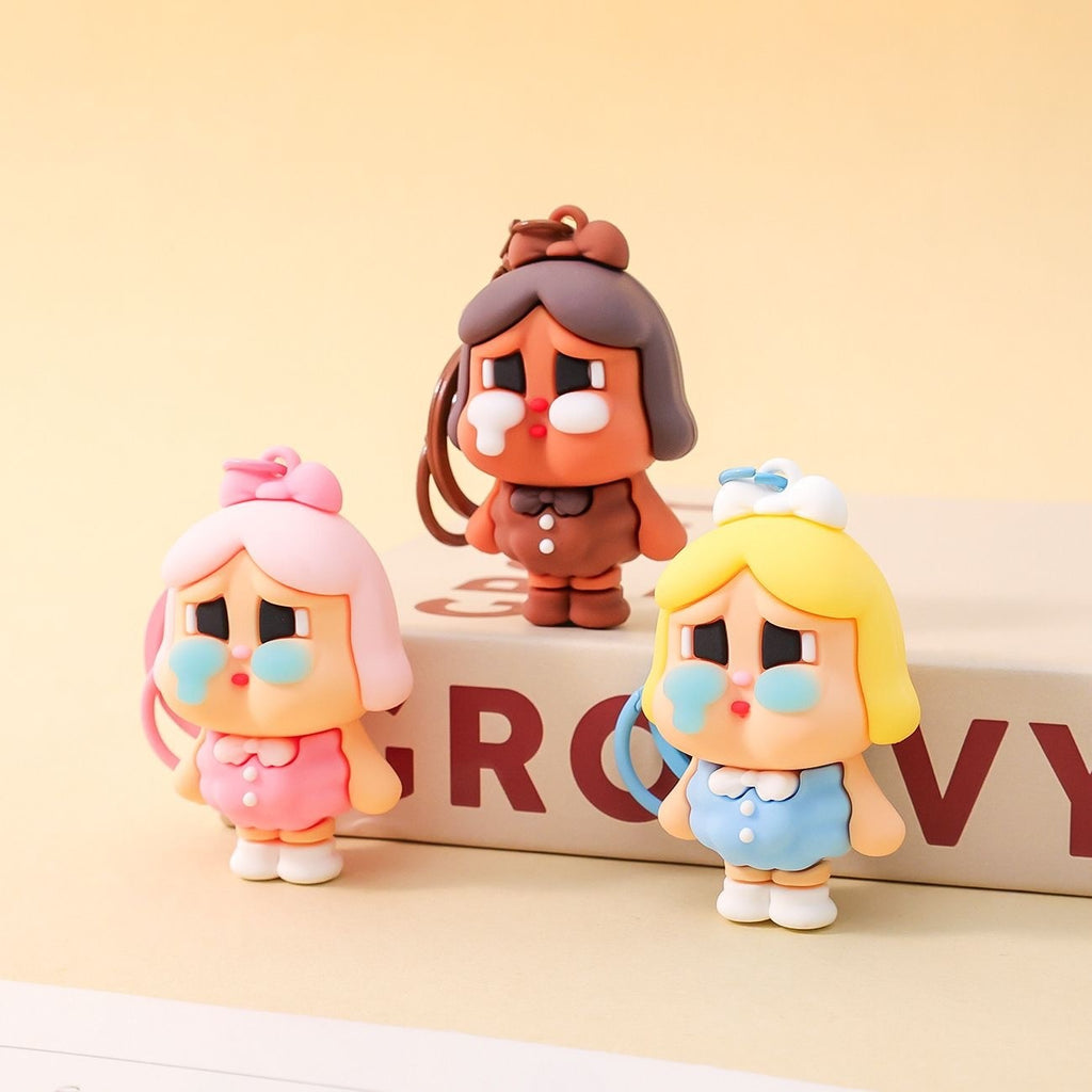Cute Cartoon Doll Keychain Fashionable Gift Bag Charm Car Key Ring Pendant