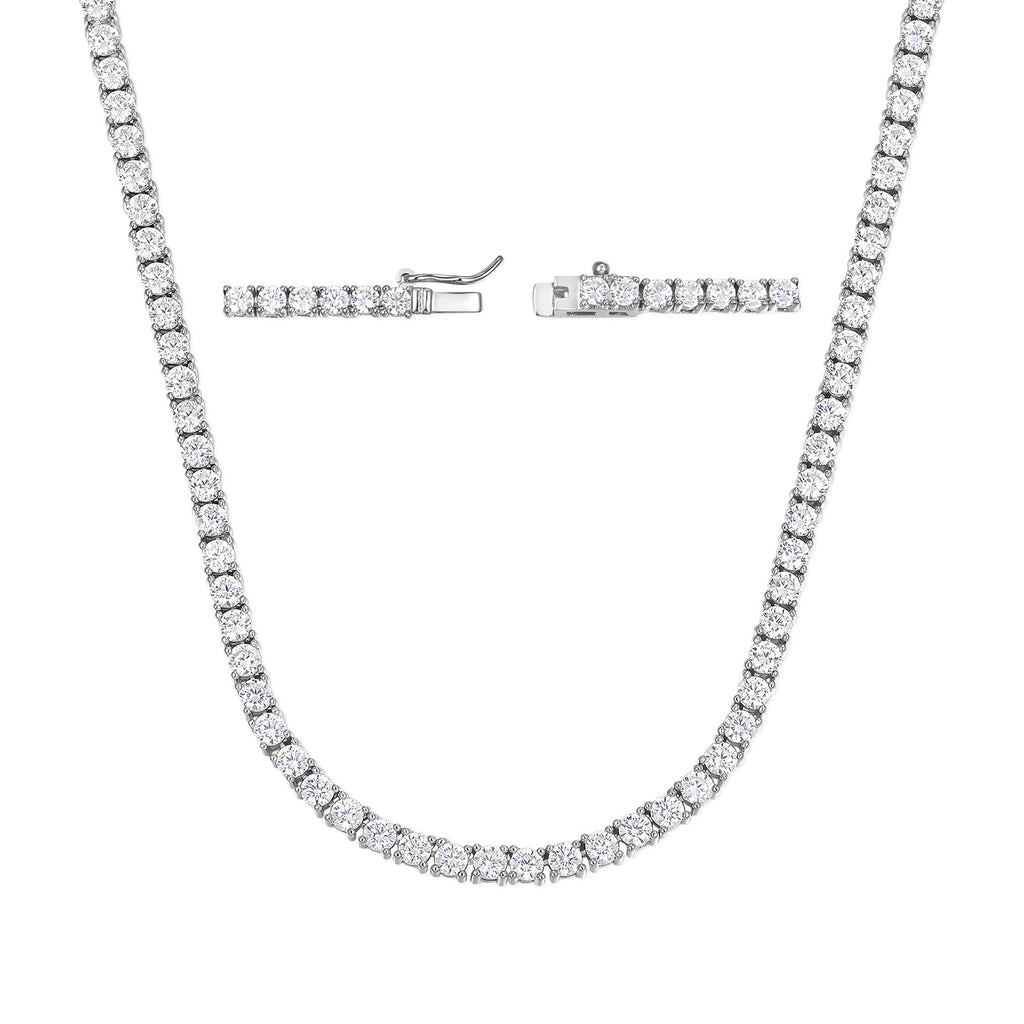 Chaîne Tennis Zircon Plaquée Or 18K 4mm | Boutique84