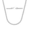 Chaîne Tennis Zircon Plaquée Or 18K 4mm | Boutique84