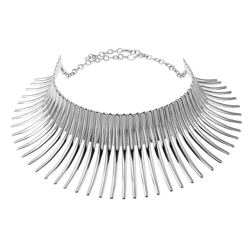 Collier Rayé Or & Argent Style Choker | Boutique84