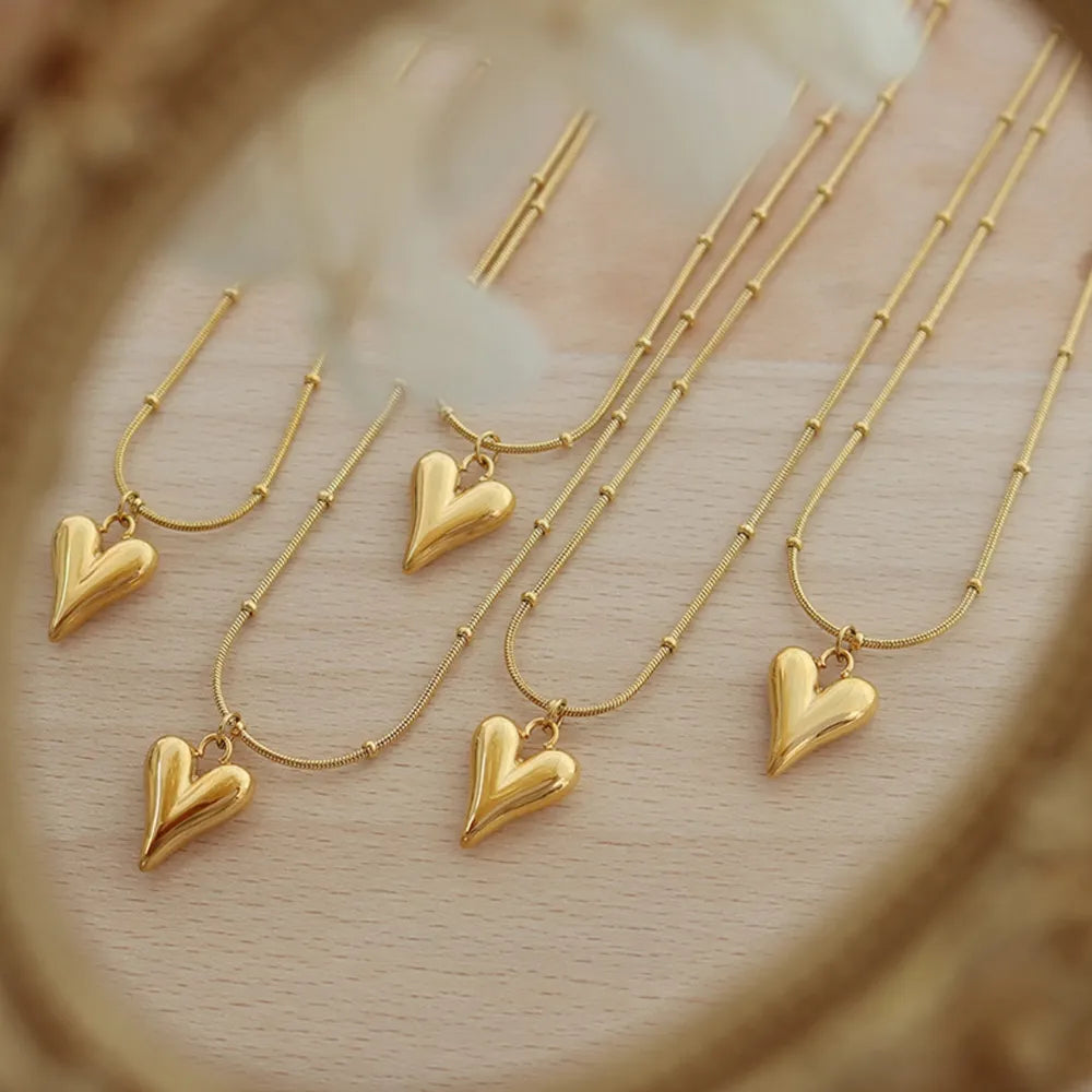 Collier Cœur Minimaliste Plaqué Or 18K | Boutique84