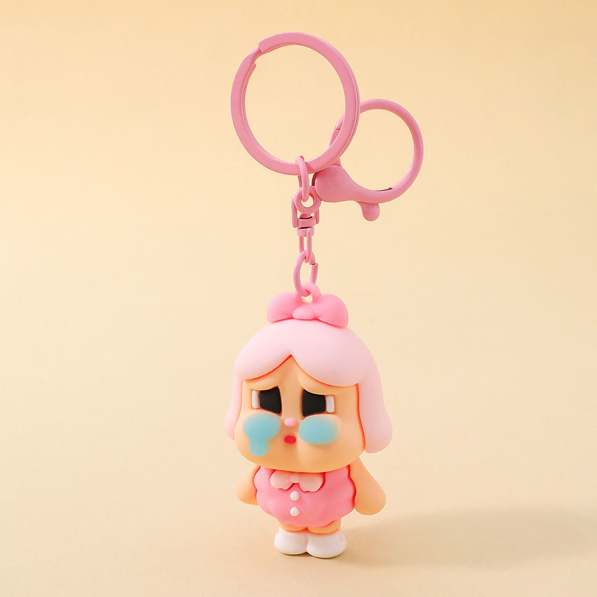 Cute Cartoon Doll Keychain Fashionable Gift Bag Charm Car Key Ring Pendant
