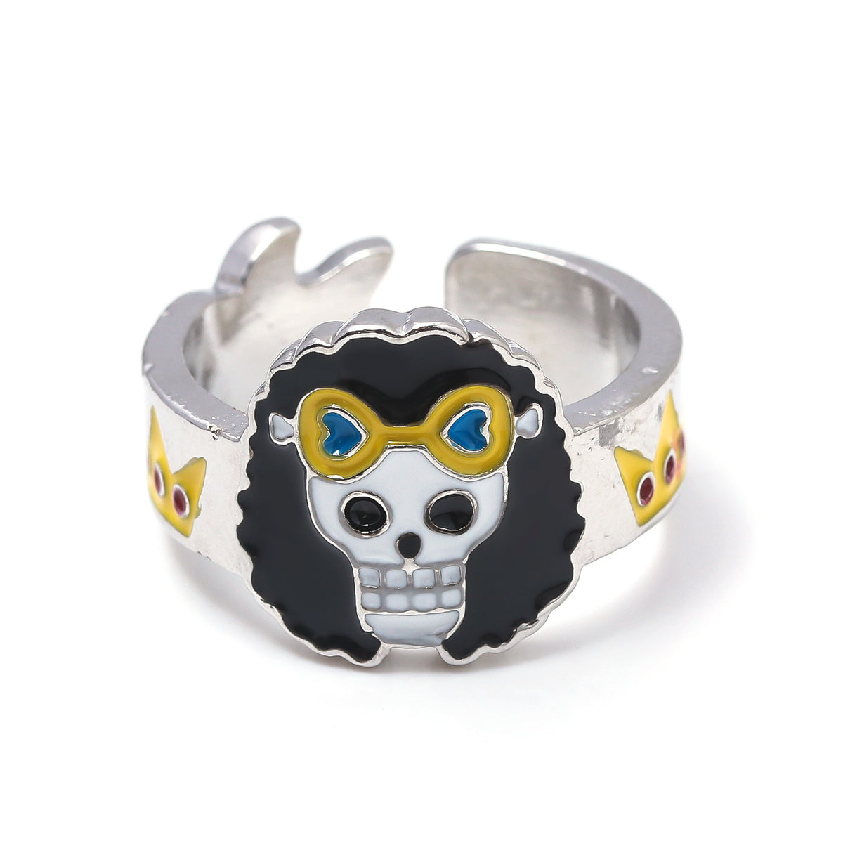 Anime Merchandise One Piece Straw Hat Pirates Ring - Luffy, Zoro, Sanji, Nami, Robin, Chopper Cosplay Finger Ring