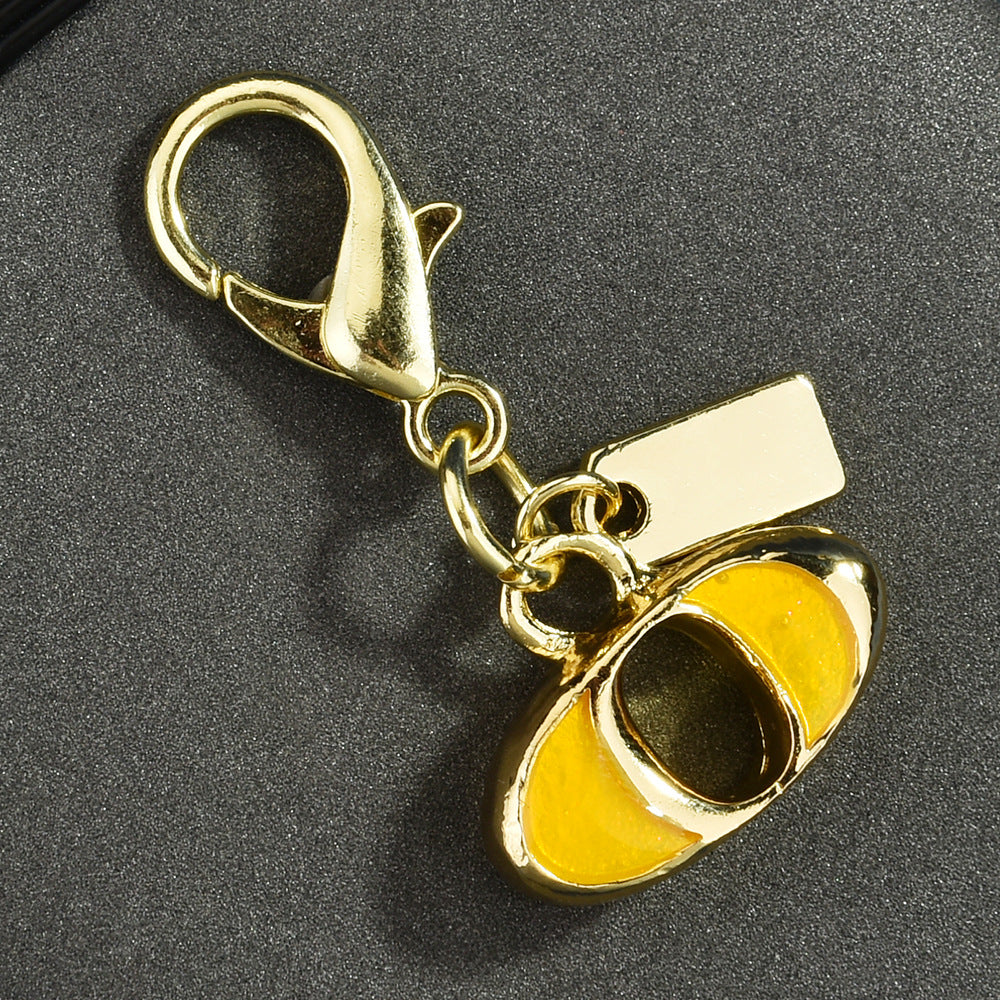 Alkali water bread pendant dinosaur ice cream fruit keychain