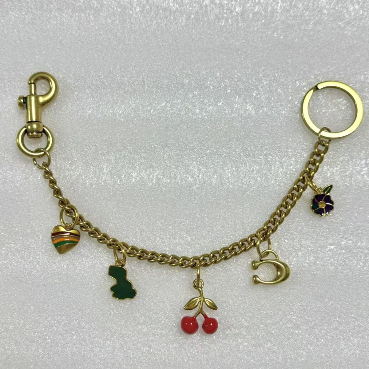 Cherry INS Cherry Pendant Bag Chain Extension Chain Accessory Mahjong Bag Hanging Chain