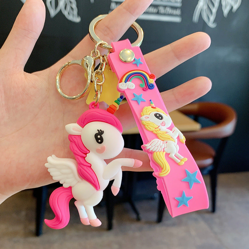 Porte-Clés Licorne Astronaute Silicone Bijou de Sac | Boutique84