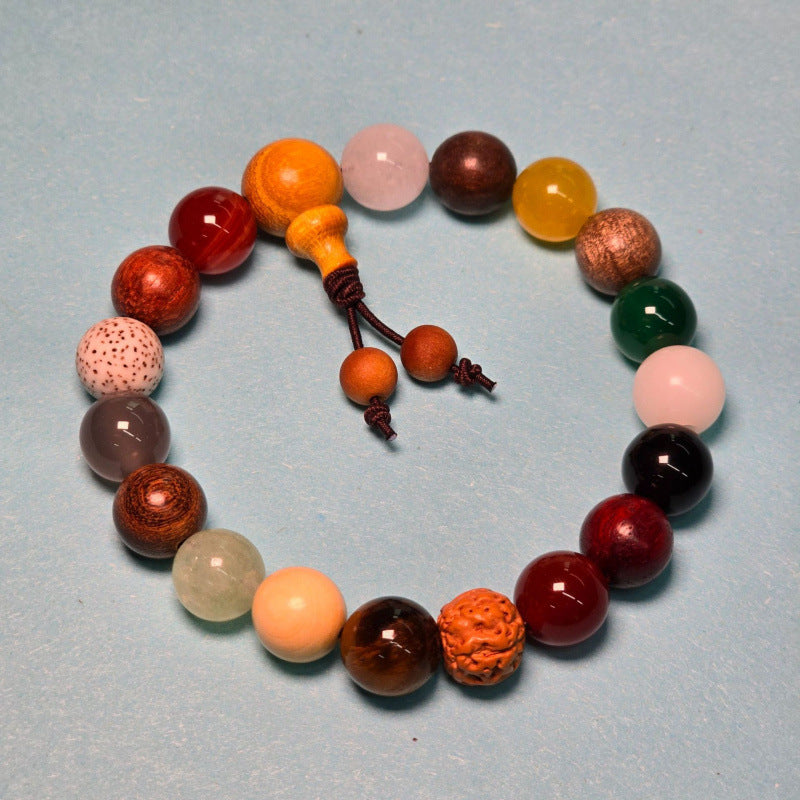 Bracelet Bodhi Multicolore 18 Graines Prière | Boutique84
