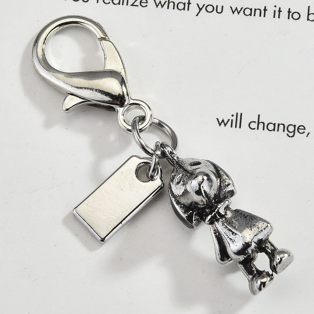 Creative Dinosaur Cartoon Bag Pendant Biscuit Fruit Small Pendant Accessories Keychain