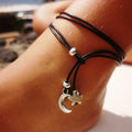 Adjustable foot accessory with leather rope