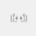 Boucles d'Oreilles Moissanite Argent 925 Certifiées | Boutique84