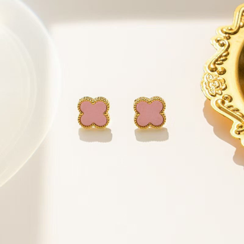Parure Trèfle 4 Feuilles Collier + Bracelet 13mm | Boutique84