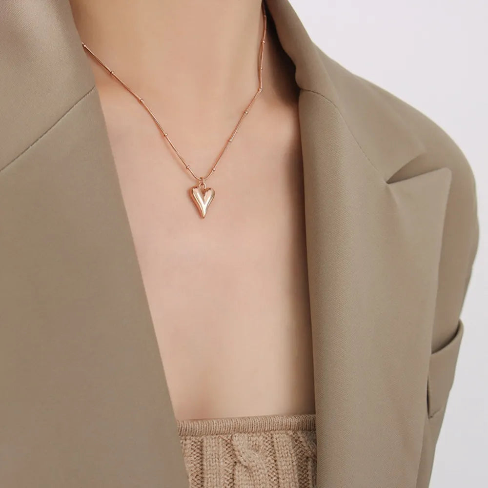 Collier Cœur Minimaliste Plaqué Or 18K | Boutique84