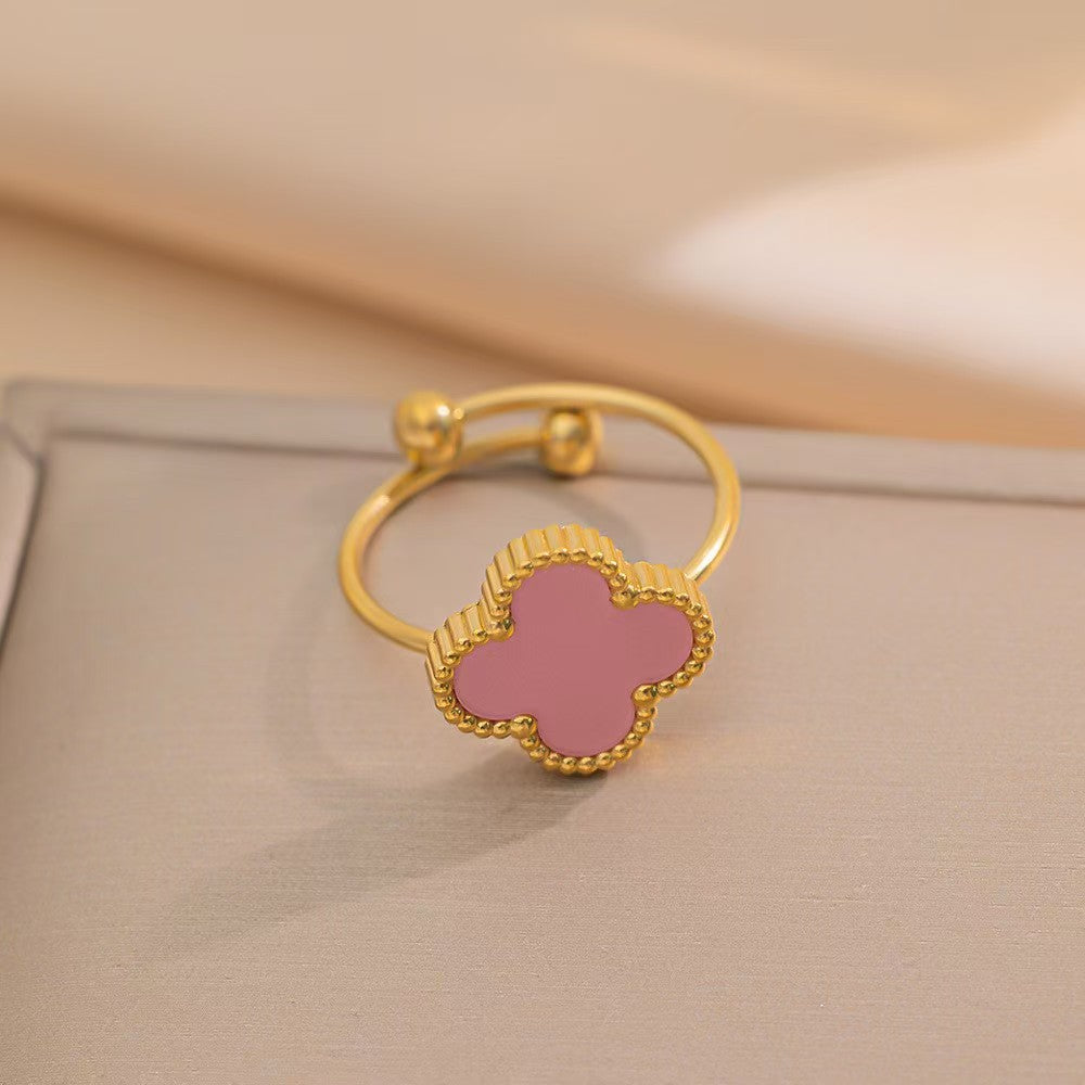 Parure Trèfle 4 Feuilles Collier + Bracelet 13mm | Boutique84