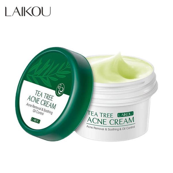 Crème Visage Tea Tree LAIKOU - Anti-Boutons Peau Nette - Boutique84