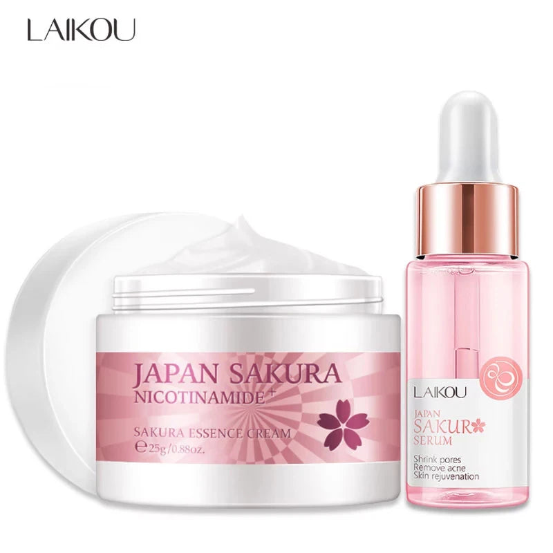 Set Sakura Sérum + Crème Visage LAIKOU – Routine Glow Féminine - vue produit 5