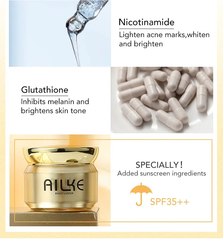 Set Visage Éclat & Uniformité AILKE – Glutathione + Nicotinamide - vue produit 3
