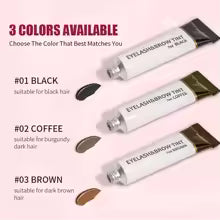 Kit teinture cils et sourcils noir - photo 4