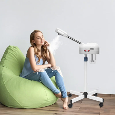 Sauna Facial Ozone Professionnel 2-en-1 – Arrêt Automatique