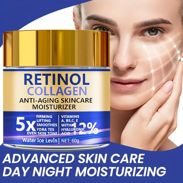 Crème Visage Rétinol Collagène 60g - Hydratante - Boutique84
