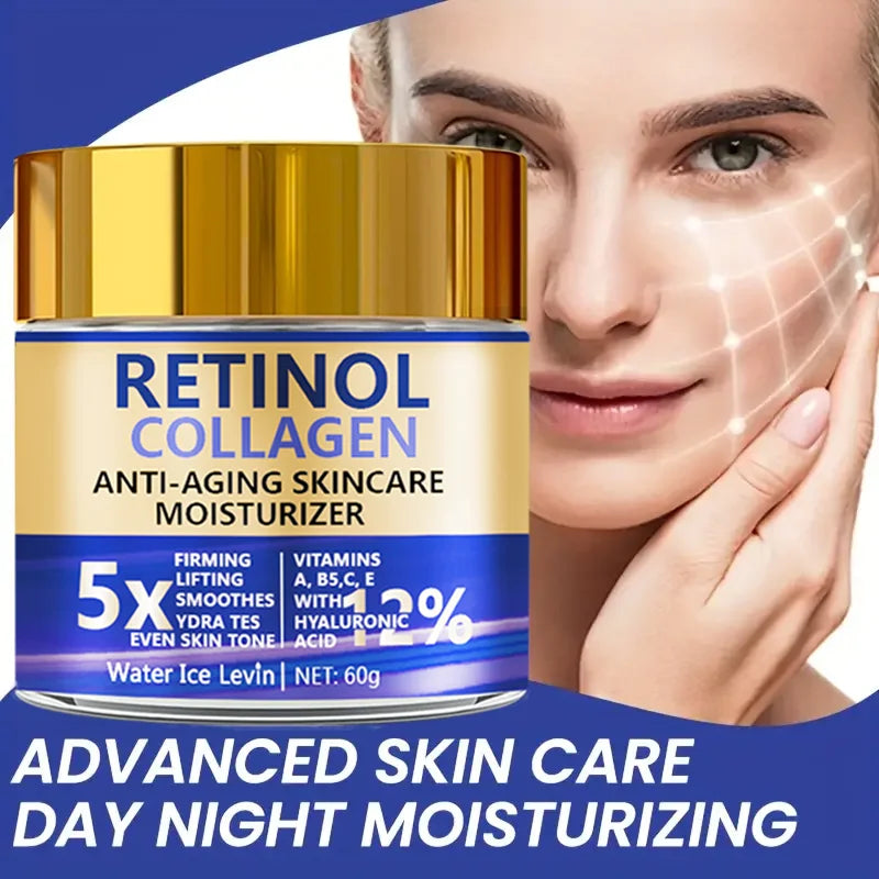 Crème Visage Rétinol Collagène 60g - Hydratante - Boutique84