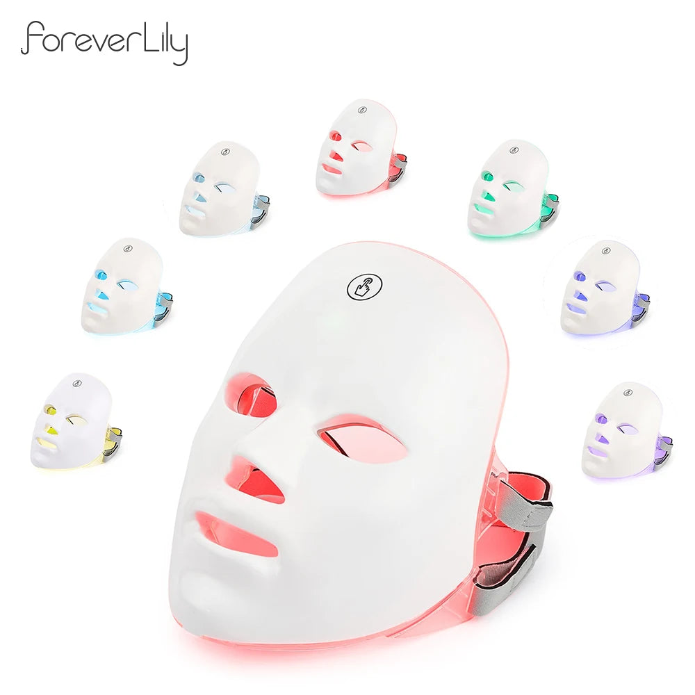 Masque LED 7 couleurs photothérapie