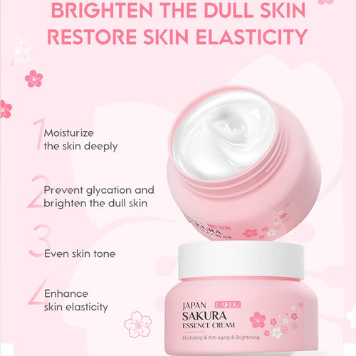 Crème Visage Sakura - Image 2 - Hydratation Éclat - Boutique84