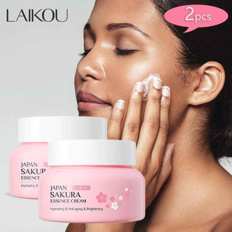Crème Visage Sakura Essence Lot 2 - Hydratante Glow Fleur Cerisier - Boutique84
