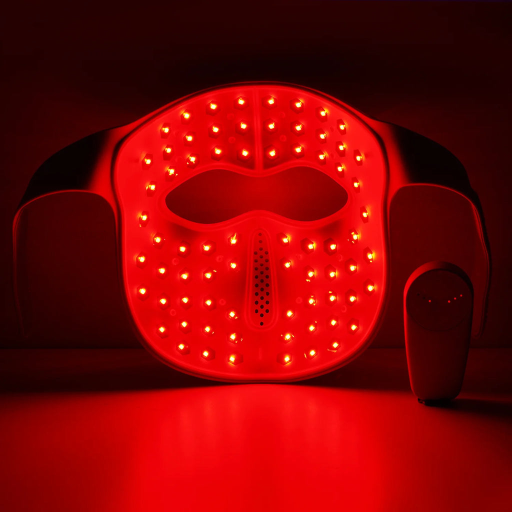 Masque LED 5D silicone infrarouge rouge