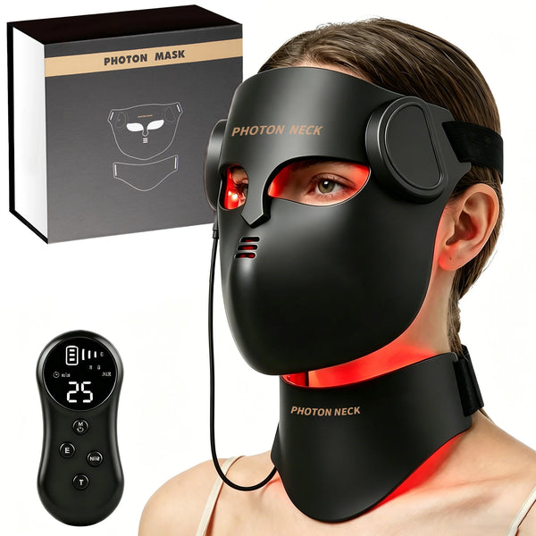 Masque LED Visage Cou 7 Couleurs - Spa À Domicile - Boutique84
