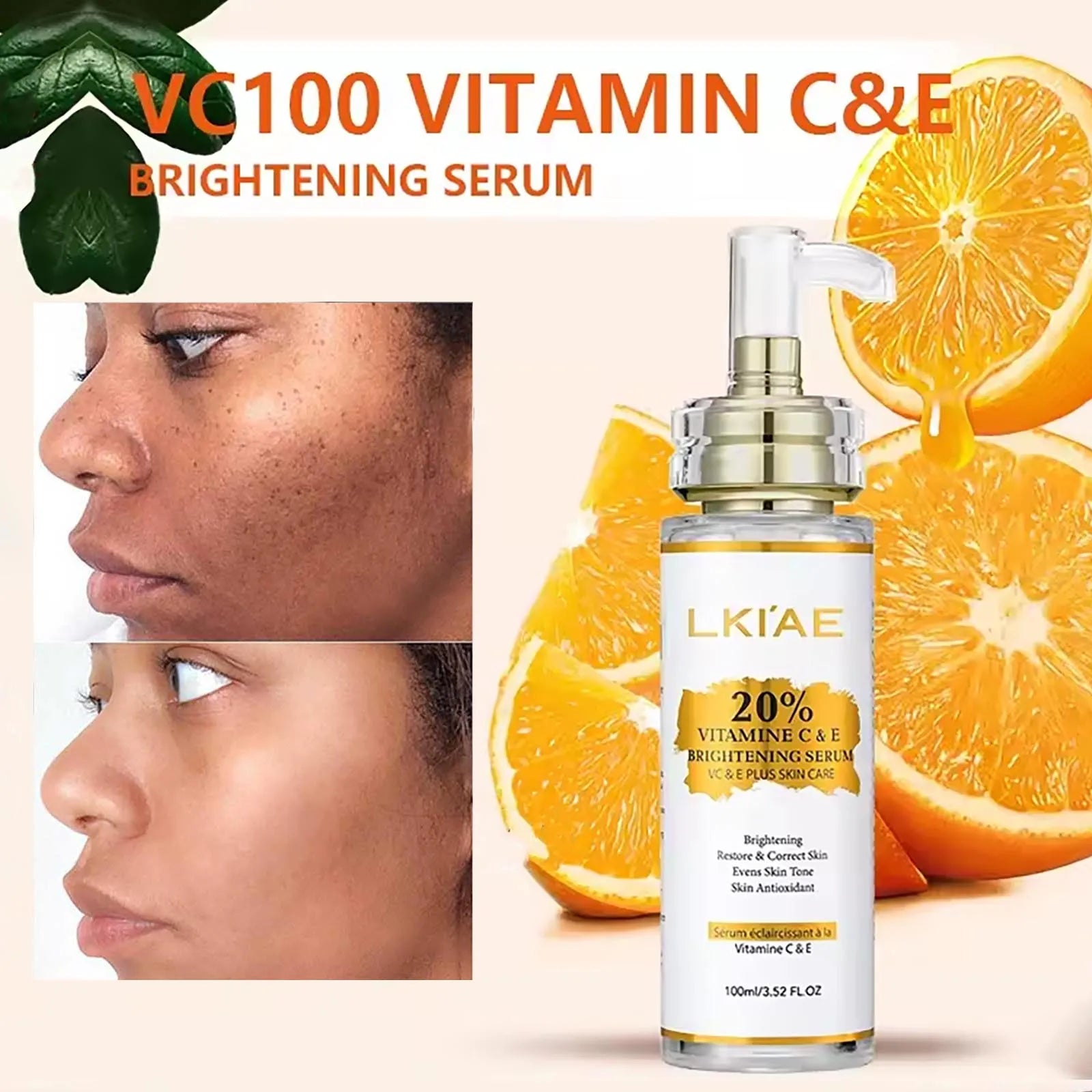 Lotion Corps AILKE Vitamine C + Acide Hyaluronique – Body Glow Premium - vue produit 3