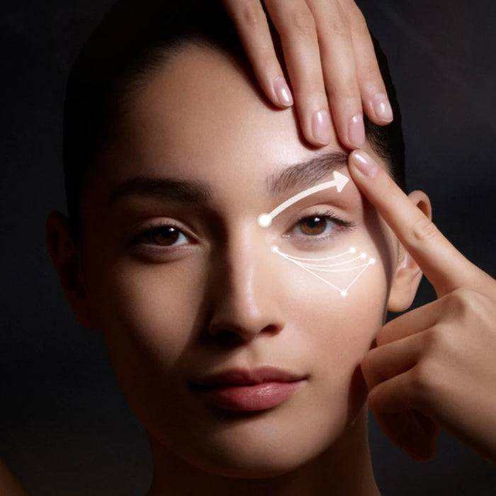 Radiant eye contour treatment