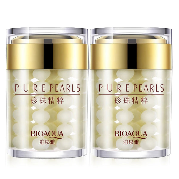 Crème Visage BIOAQUA Pure Pearl Lot 2 - Hydratante Perle - Boutique84