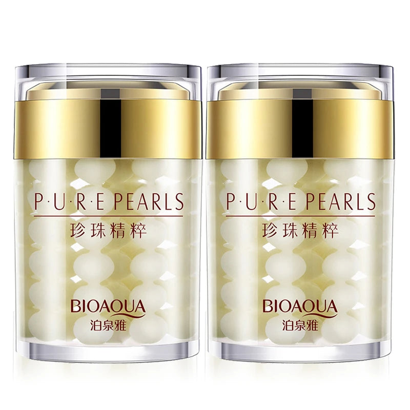 Crème Visage BIOAQUA Pure Pearl Lot 2 - Hydratante Perle - Boutique84