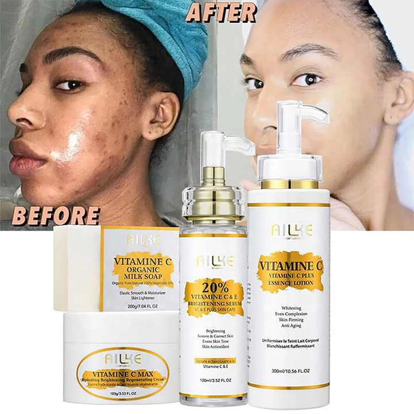 Lotion Corps AILKE Vitamine C Acide Hyaluronique - Body Glow - Boutique84