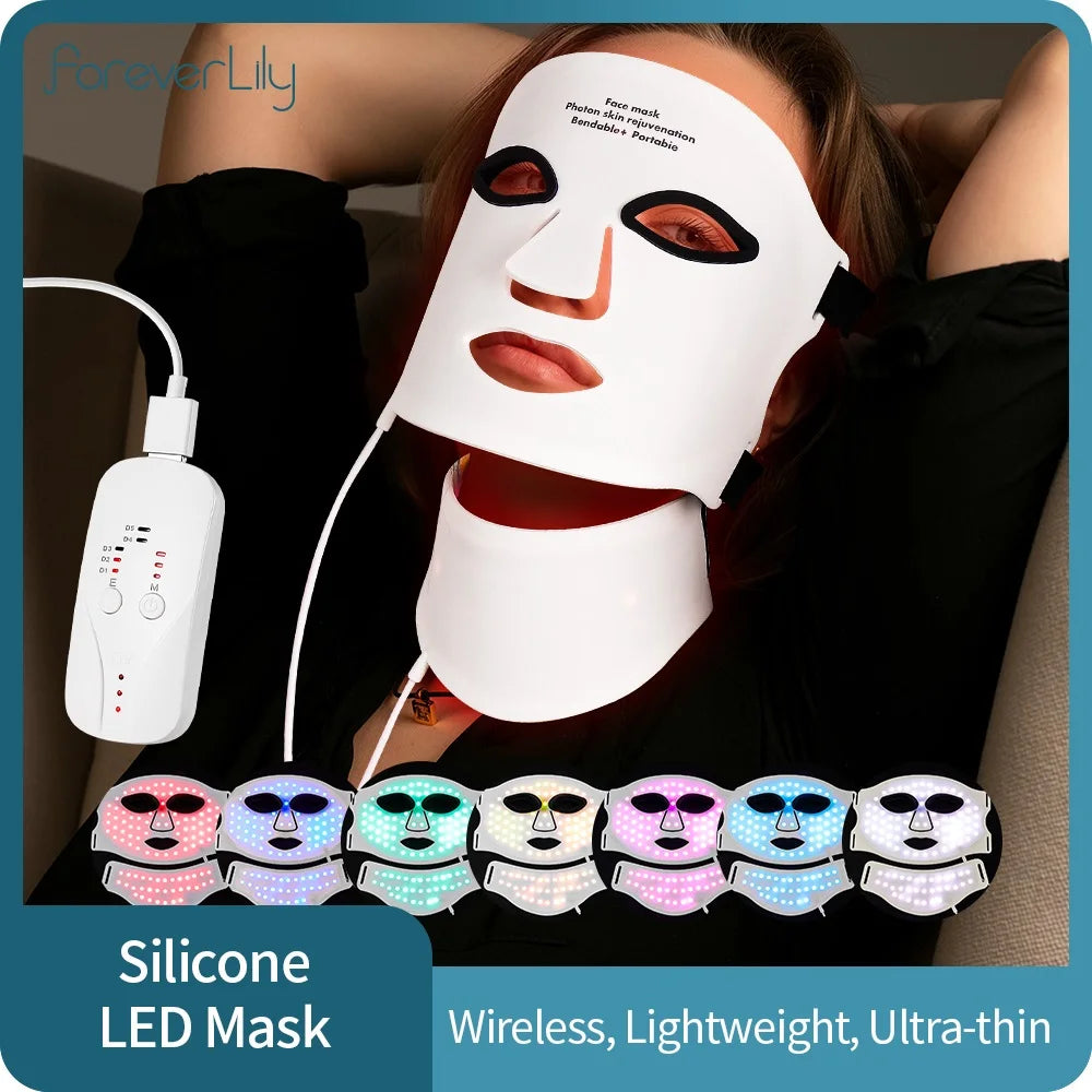 Masque LED machine beauté résultats peau