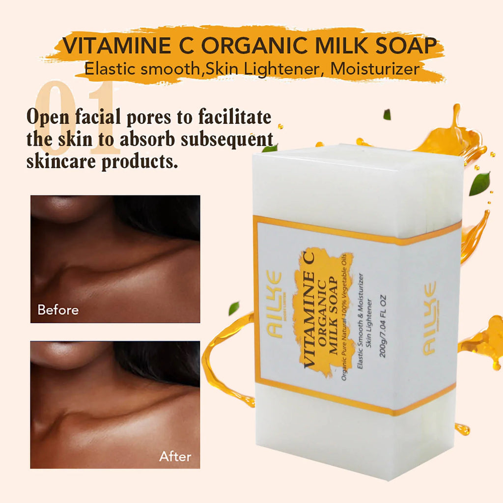 Lotion Corps AILKE Vitamine C + Acide Hyaluronique – Body Glow Premium - vue produit 6